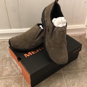 NEW Merrell men’s Jungle Moc suede shoes in 10Wide